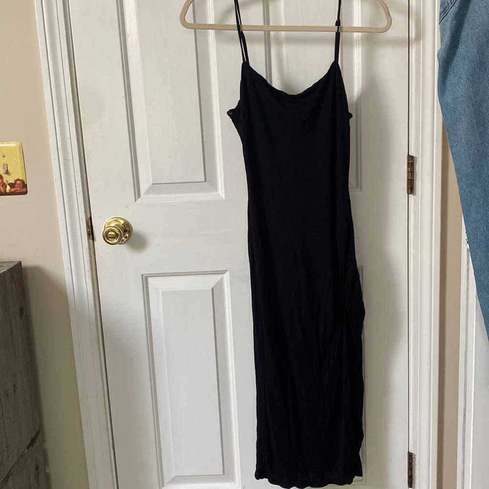 Black midi lulus dress